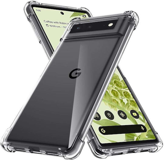 Umschlag Rückseite Silikon Transparent (Google Pixel 6 Pro)