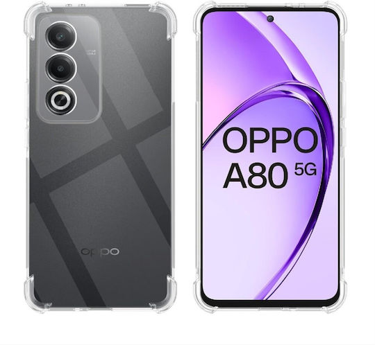 Back Cover Silicon Transparent (Oppo A80 5G)
