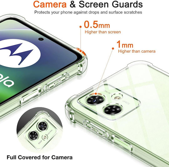 Back Cover Silicon Transparent (Moto G55)