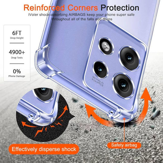 Back Cover Silicon Transparent (Motorola Moto G15, Motorola Moto G15 Power)