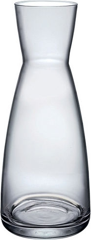 Bormioli Rocco Ypsilon Glass Water Bottle With Screw Lid Transparent 500ml