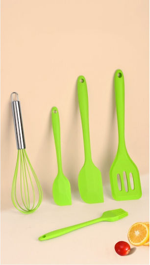 Etoile Set de Gătit din Silicon 5buc Verde