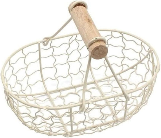 Fruit Bowl Metallic Beige