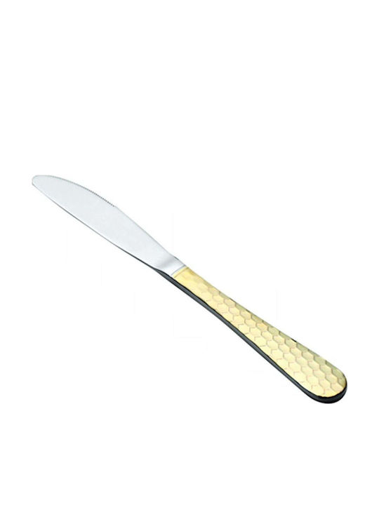Dinox Μαχαίρι Φαγητού από Ανοξείδωτο Ατσάλι Gold 22.5cm