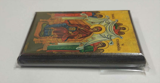 Holy Mary The Pregnant Woman Icon Wooden Frame Category Paper Krn No 00 Dimensions 6.5cm x 9.5cm Wooden MDF S&k Byzantine Icons