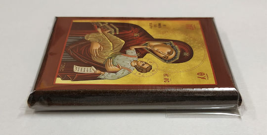 Holy Mary Christ The Great Grace Icon Frame Category Paper Krn No 00 Dimensions 6.5cm X 9.5cm Wooden MDF S&k Byzantine Icons