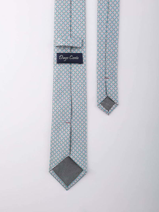 Diego Conte Men's Tie Printed in Blue Color