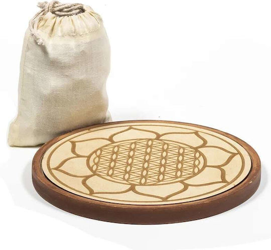 Wood Crystal Grid Healing Energy 15.5cm