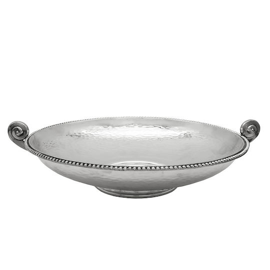 Silver Bowl 31x31x6cm Mpo00312