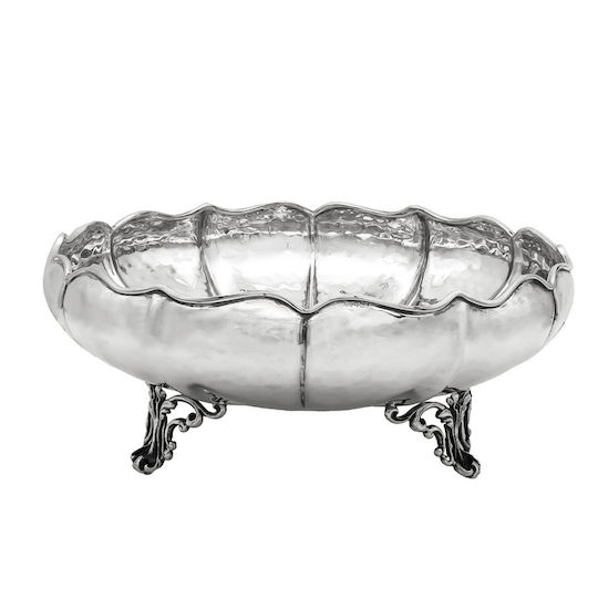 Silver Bowl 19x19x8cm Mpo00307