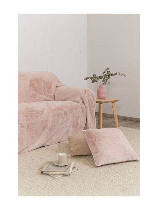 Naf Naf Lapin Dreisitzer-Sofa Wurf 170x300cm Rosa