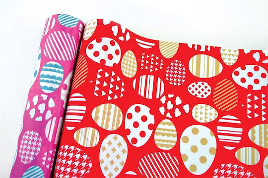 Microfiber Fabric Easter Creation Fuchsia 45 Cm X 5 M