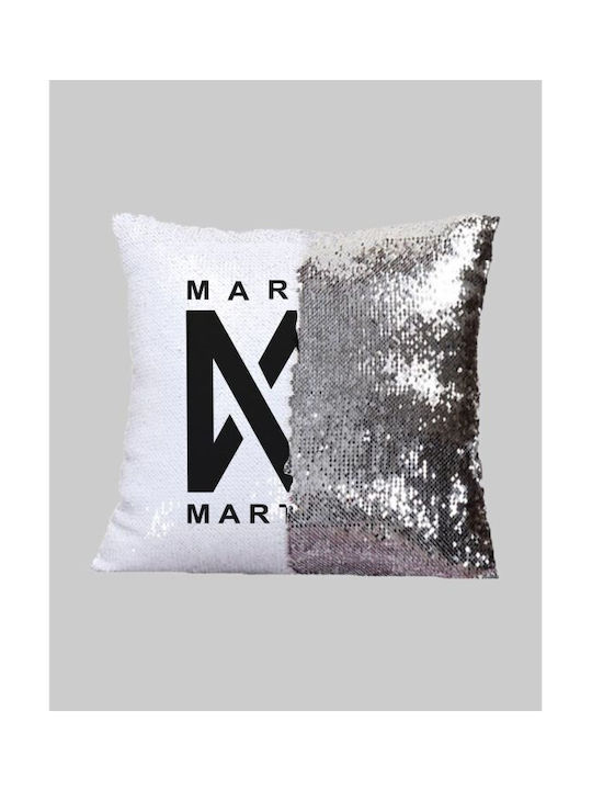Marcus & Martinus Perna Cu Paiete 40x40 Cm Neagră