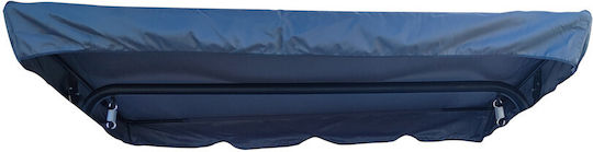 Perne Swing Cushion Trei Locuri Gri Copertină Decorative Waterproof 260gm Țesătură Poliester Spălabil Set 4 Bucăți