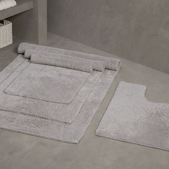 Fieldcrest Ultra Soft 2.200gsm 53x61 Light Gray Bath Mat