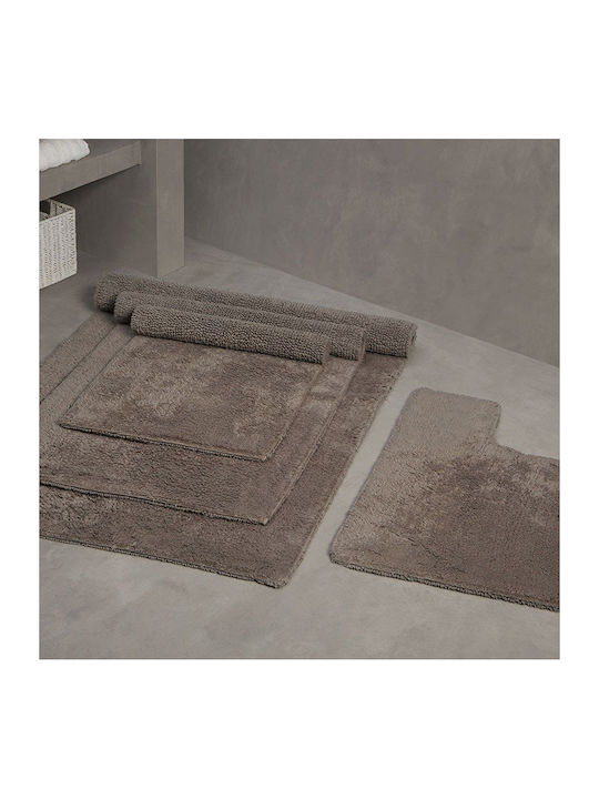 Χαλάκι Μπάνιου Μεγάλο Fieldcrest Ultra Soft 2.200gsm 69x122 Dark Taupe