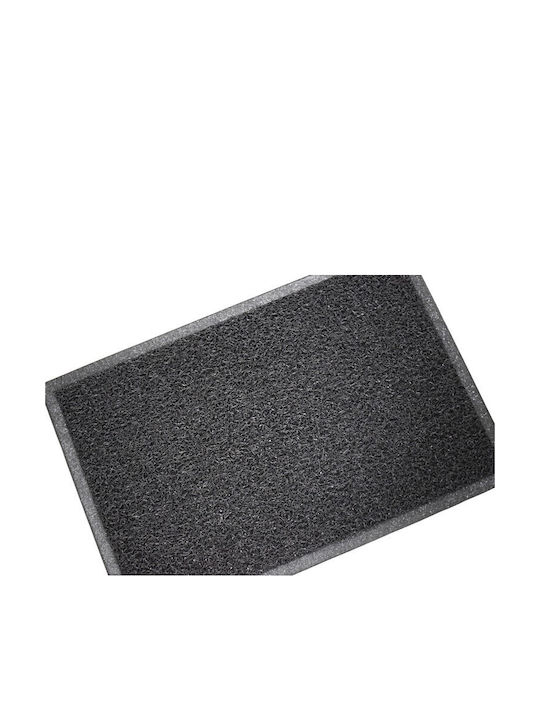 Πατάκι Εξώπορτας 40x60 Luxor Black 12mm