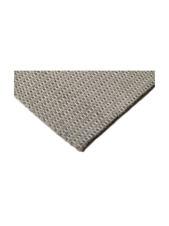 Χαλί Lines 005 Γκρι-λευκό 100% Μαλλί 300x200 Casa Vogue