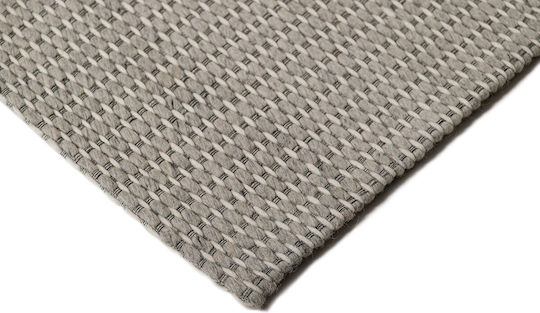 Χαλί Lines 005 Γκρι-λευκό 100% Μαλλί 300x200 Casa Vogue