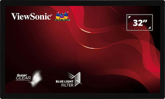 Viewsonic TD3207 Public Display LED VA Full HD 32" με Οθόνη Αφής
