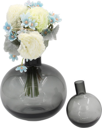 Keskor Decorative Vase Black 18x18x26cm