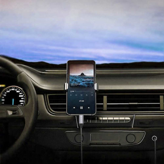 Techsuit Regular USB 2.0 Cablu USB-C bărbătesc - 3,5 mm male Gri 0.5m