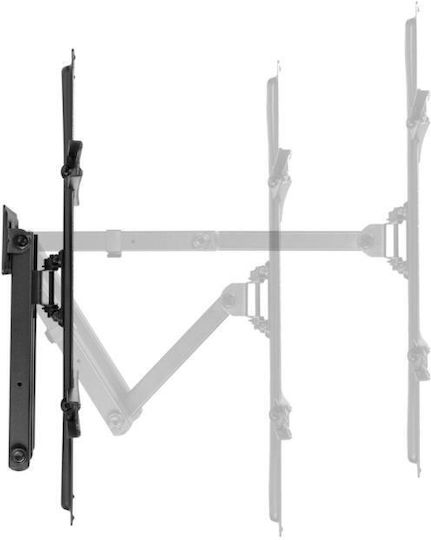 Holmios 500055012 Wall TV Mount with Arm up to 55" and 35kg Black