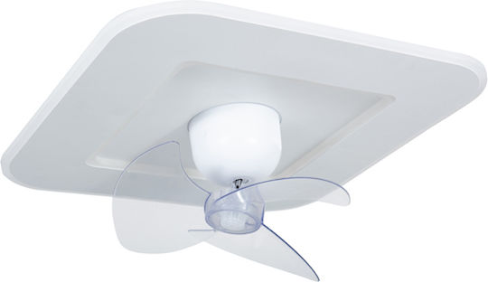 Eurolamp Ventilator De Tavan 132cm Cu Lentile De Mărire Maro / Negru