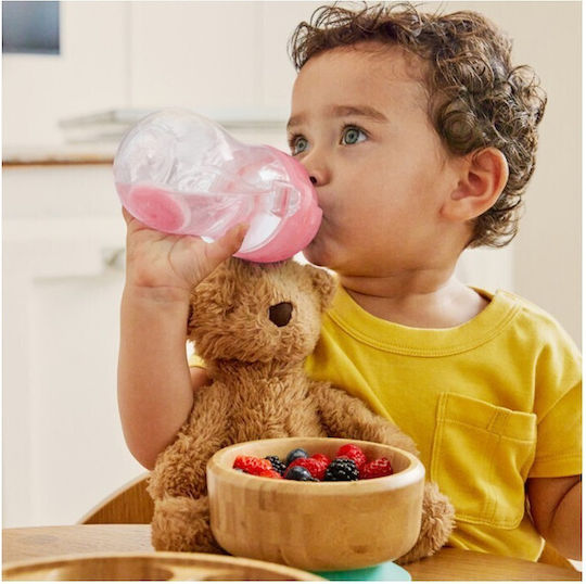 Munchkin Toddler Click Lock Cup Made of Pink Plastic 296ml for 12m+