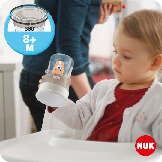 Nuk Baby Cup Evolution Magic Cup made of Plastic Red Crab 230ml for 8m+m+