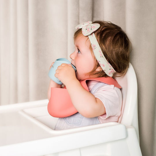 Babyono Παιδικό Ποτηράκι Be Active από Πλαστικό Γαλάζιο 120ml για 6m+
