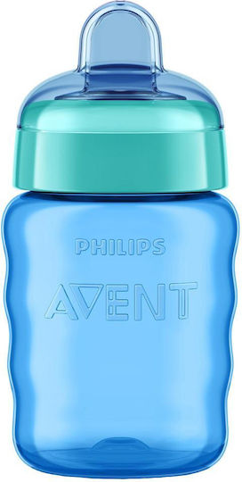 Philips Παιδικό Ποτηράκι από Σιλικόνη Μπλε 260ml για 9m+