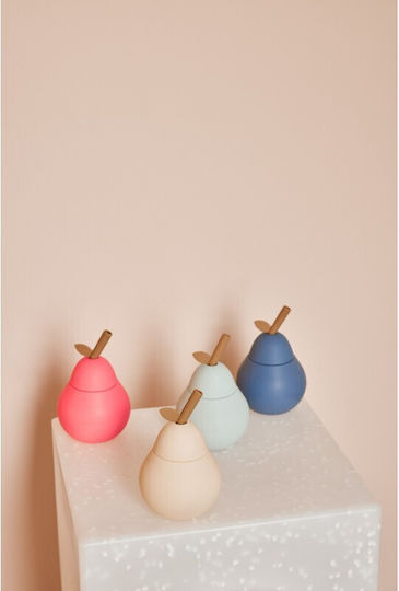 Oyoy Silicone Pear Cup Blue 13.5 cm Height