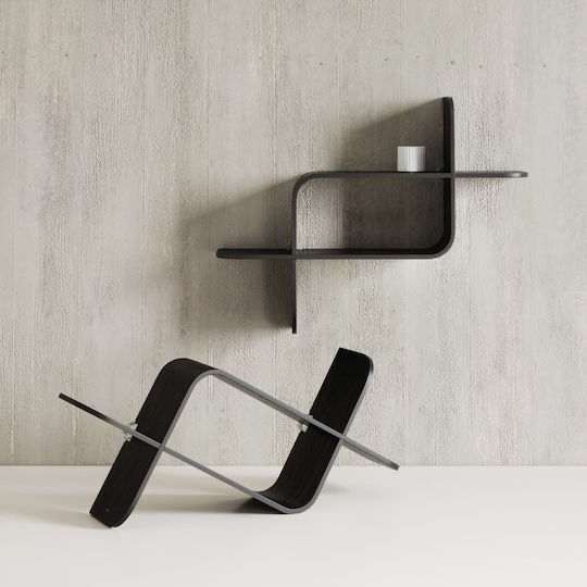 Raft Montaj Negru 62x15x47cm