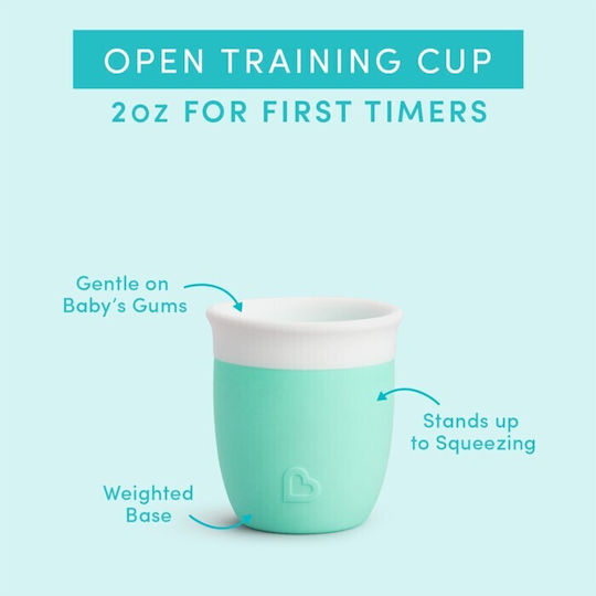 Munchkin Toddler Cup C'est Silicone Silicone Green 59ml For 4m+