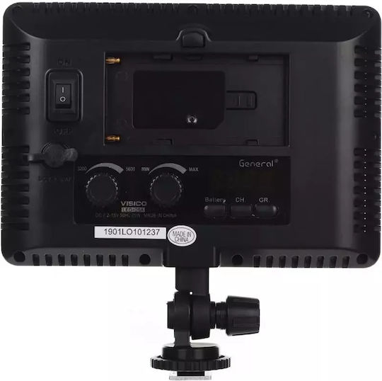 Visico LED-25A Video Light 3200 - 5600K 25W με Φωτεινότητα LUX 200 Lux