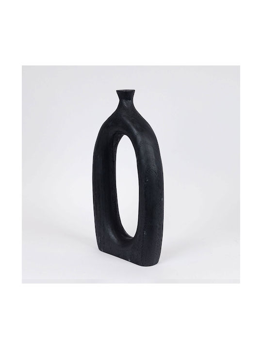 Decorative Vase Black 25x7x48cm