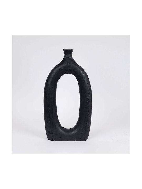 Decorative Vase Black 25x7x48cm