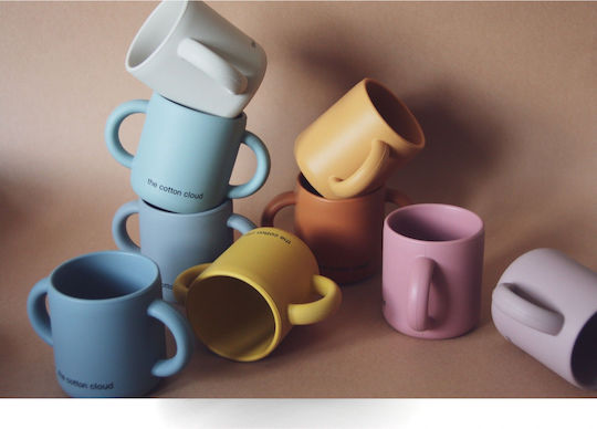 The Cotton Cloud Baby & Toddler Cups made of Silicone Yellow 1pcs