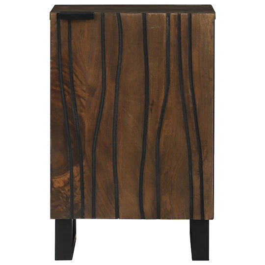 vidaXL Шкаф без Мивка Д38xШ33.5xВ58см Walnut