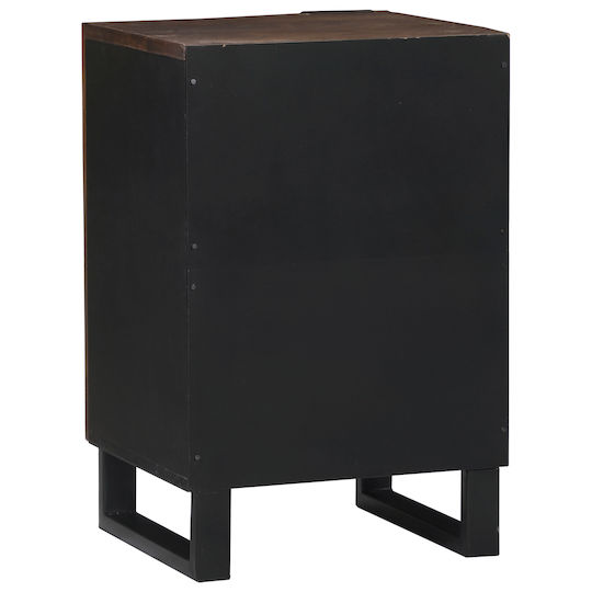vidaXL Шкаф без Мивка Д38xШ33.5xВ58см Walnut