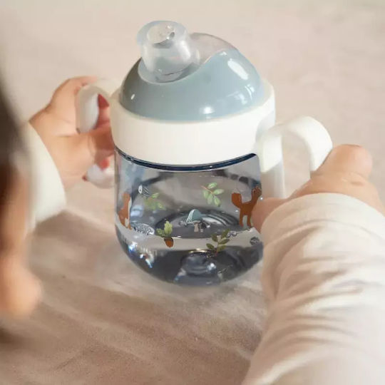 Little Dutch Baby Cup Mio Forest Friends made of Plastic Light Blue 200ml