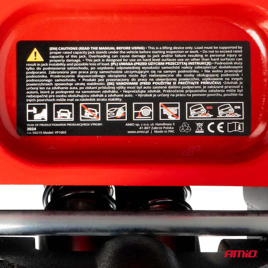 AMiO Hydraulic Bottle Jack for Weight Capacity up to 3 Tons
