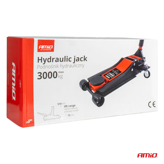 AMiO Hydraulic Bottle Jack for Weight Capacity up to 3 Tons
