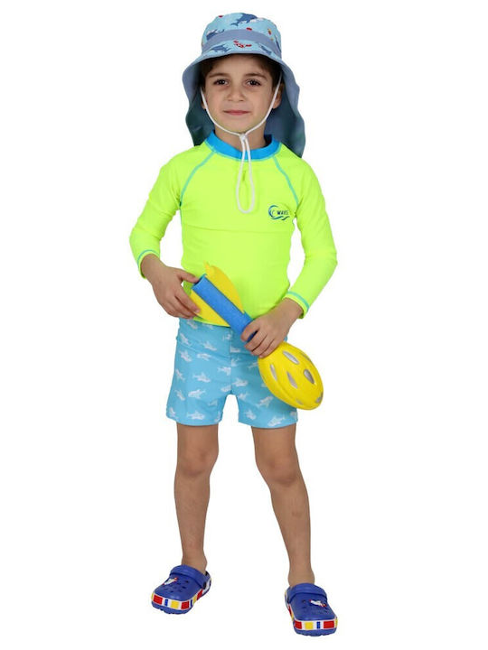 Waves Kinder Badebekleidung-Set Gelb
