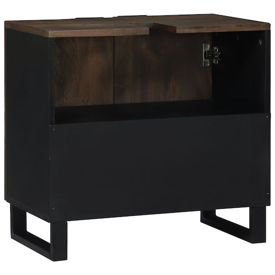 vidaXL Countertop with Sink Walnut