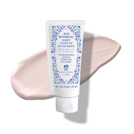 The Pure Lotus Jeju Botanical Sunscreen Face SPF50+ with Color 50ml