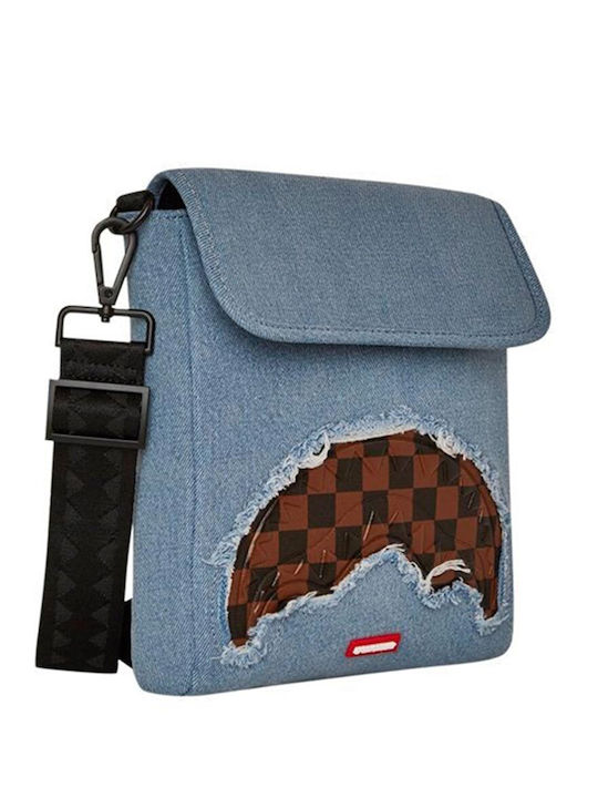 Shark Damentasche Schultertasche Blau