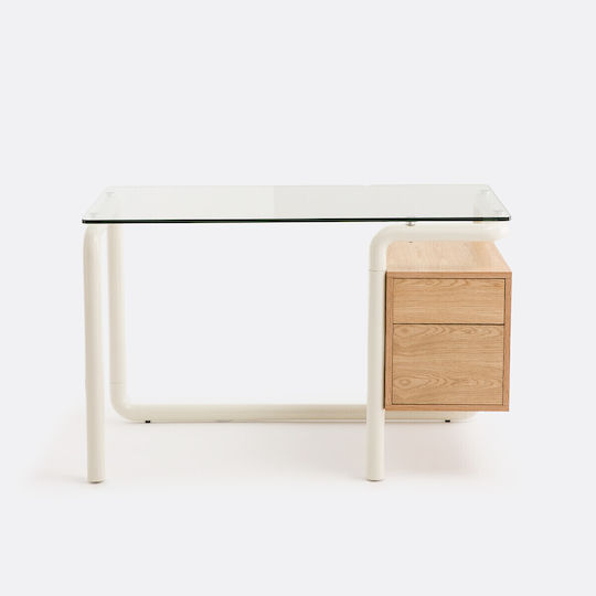 Schreibtisch Aus Holz Beiges
