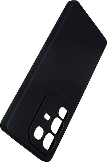 Beline Umschlag Rückseite Silikon Schwarz (Realme Note 50Ehre 50 Pro)